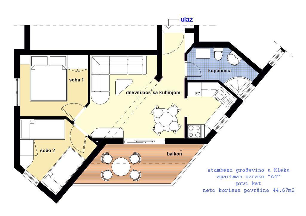 קלק Apartment Iva מראה חיצוני תמונה